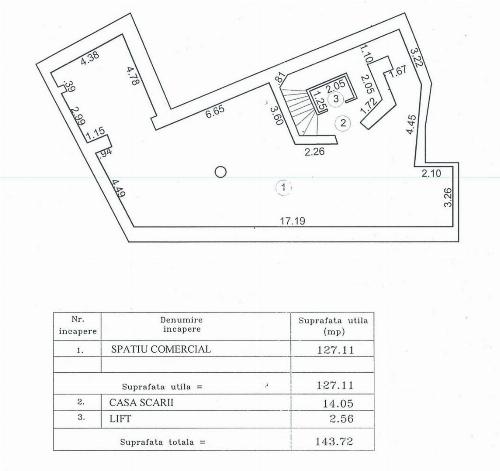 Piata Amzei, spatiu comercial – demisol 8