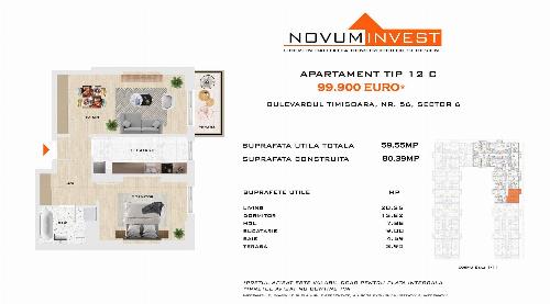 Apartament 2 camere, in apropiere Metrou Gorjului Comision 0%