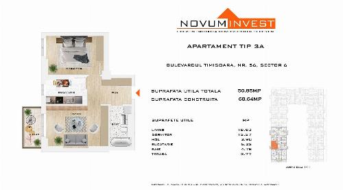 Apartament 2 camere, Metrou Gorjului Comision 0%