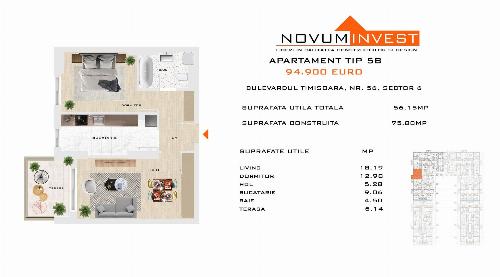 Apartament 2 camere, in apropiere de Metrou Gorjului Comision 0%