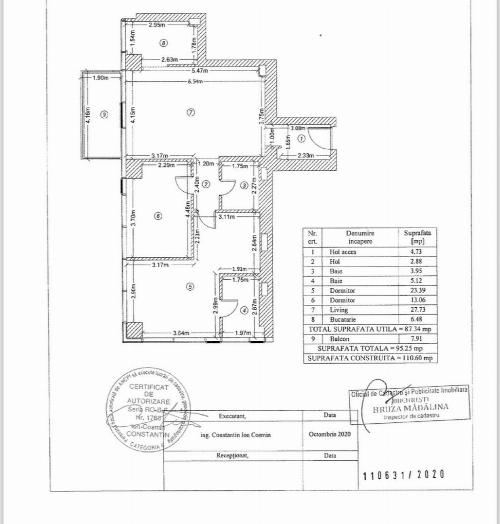 One Eliade / mobilat lux / 3 camere