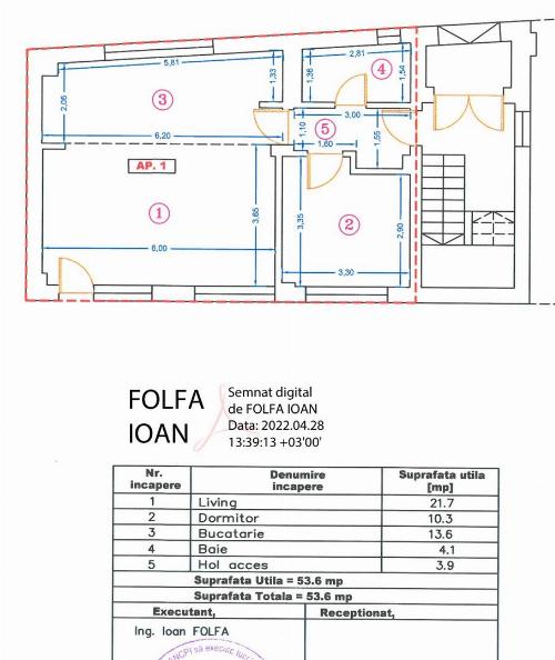 2 room apartment | Ground floor | Parking Space | Gheorghe Titeica