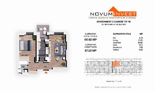 Apartament 2 camere, in apropire de Metrou Gorjului Comision 0%