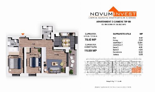 Apartament 3 camere, Metrou Gorjului Comision 0%