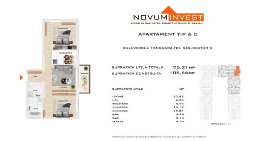 Vanzare apartamente Agigea – Crosspoint Imobiliare- Apartament 3 camere I Parcul Liniei I Metrou Gorjului 600m - crosspoint-imobiliare.ro