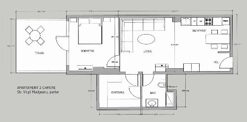 Apartament 2 Camere + Dressing | Terasa 15 MP | Cartierul Francez