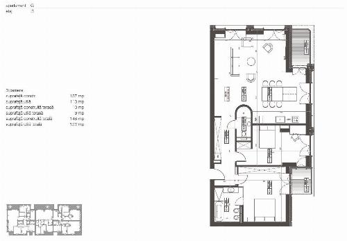 La Gloire Elite, apartament de 3 camere 11