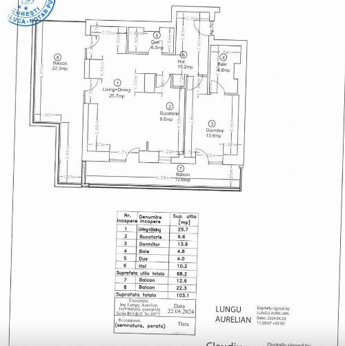 Apartament 2 Camere 2 Bai – 68 MP Utili + Balcoane 35 MP – First Estate 16