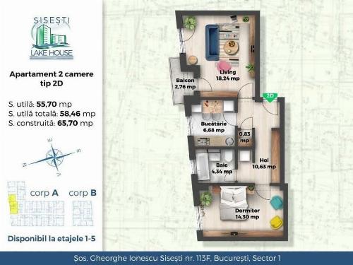 Apartament 2 Camere | Baneasa – Sisesti 8