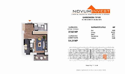 Apartament 1 camera, Metrou Gorjului Comision 0% 10