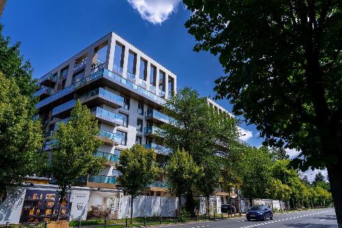 Modern 3-room apartment in Cortina 126 / Underground parking 1