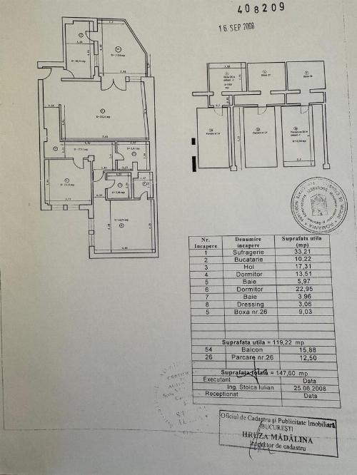 Apartament de vanzare 3 camere terasa+parcare Aurel Vlaicu 1