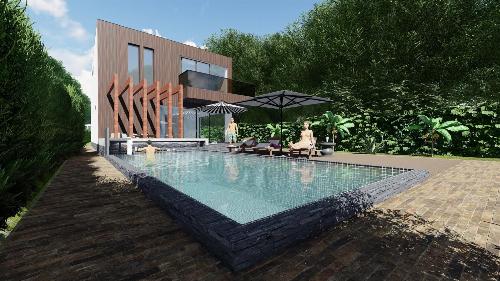 VILA NOUA CU PISCINA SI DESCHIDERE LA PADURE-GHERMANESTI, SNAGOV 2