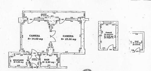 Apartament 2 camere de vanzare Cartierul Armenesc/Universitate bloc consolidat 9