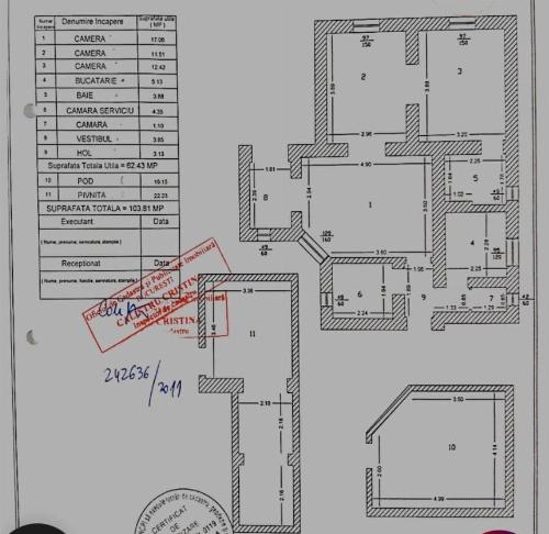 3 room apartment in Carol Park 3