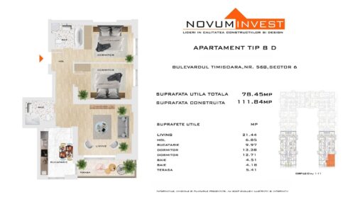 Vanzare apartamente Agigea – Crosspoint Imobiliare- Apartament 3 camere I Parcul Liniei I Metrou Gorjului 600m - crosspoint-imobiliare.ro