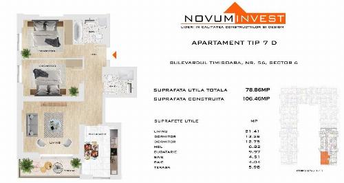 Apartament 3 camere I Parcul Liniei I Metrou Gorjului 600m 1