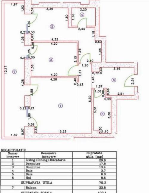Modern 3-room apartment in Cortina 126 / Underground parking 8