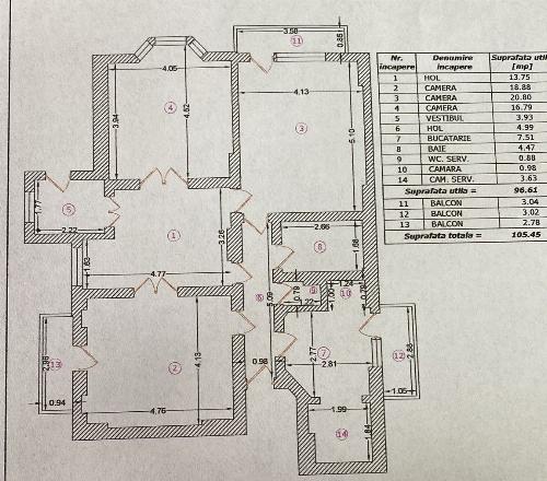 Apartament 4 camere de vanzare 4
