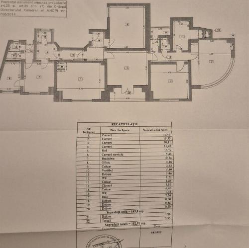 Apartament 5 camere de vanzare Piata Romana 145 mp 9