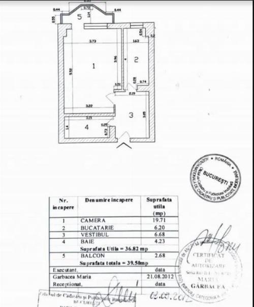 Garsoniera spatioasa de vanzare Nerva Traian 6