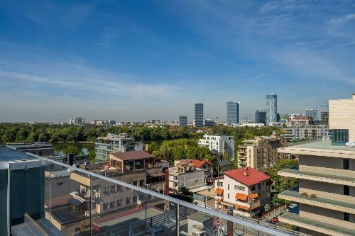 Luxury penthouse with 230 sqm panoramic terrace in Floreasca 8