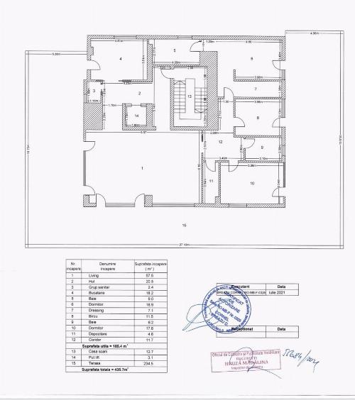 Luxury penthouse with 230 sqm panoramic terrace in Floreasca 10