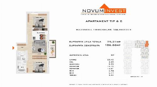 Apartament 3 camere, Metrou Gorjului Comision 0% 1