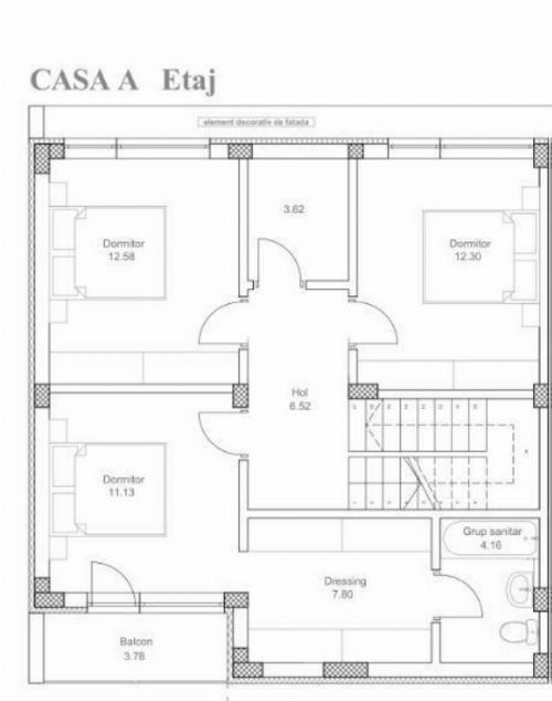 Premium Villa GF+1+M – 5 Rooms, 186 sqm, 3 Parking Lots – Pipera Matei Millo 15