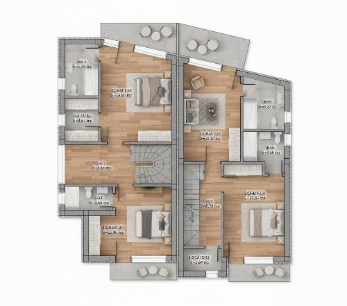 Otopeni – Vile individuale P+1+M | Design modern & clasic | Înaltă calitate 7