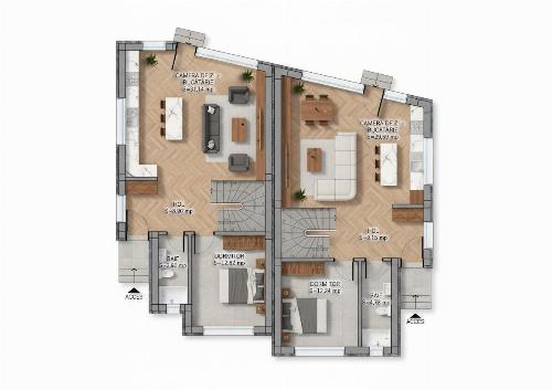 Otopeni – Vile individuale P+1+M | Design modern & clasic | Înaltă calitate 10