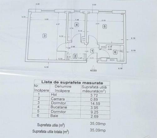 Apartament 2 camere Piața Victoriei 7