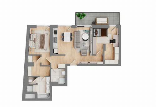 Imobil boutique in zona Popa Nan,  apartament cu 3 camere 10