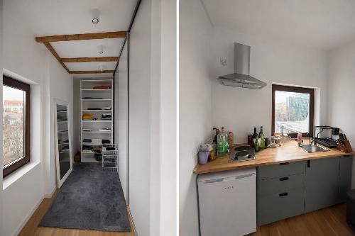 2 properties in 1: 4-room apartment + hotel studio in the attic 14