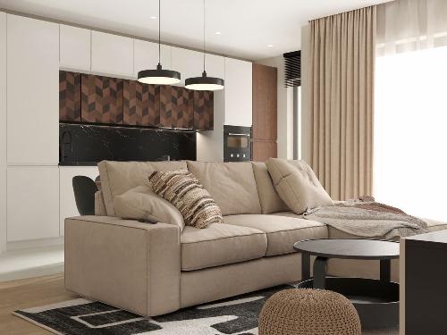 2 room apartment -Nusco underground parking space included 2