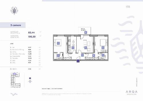 First Rental | 3 room apartment | Underground Parking | Pretty Village 12