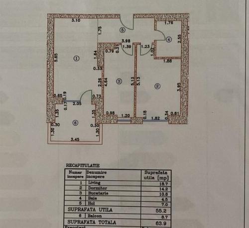 Apartament 2 camere Cortina North- bucătărie separată 11