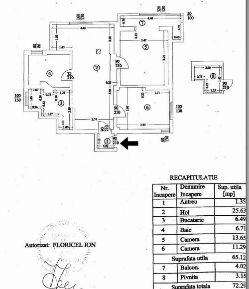 Apartament 3 camere renovat integral – Ultracentral – Centrul Civic / Unirii 17