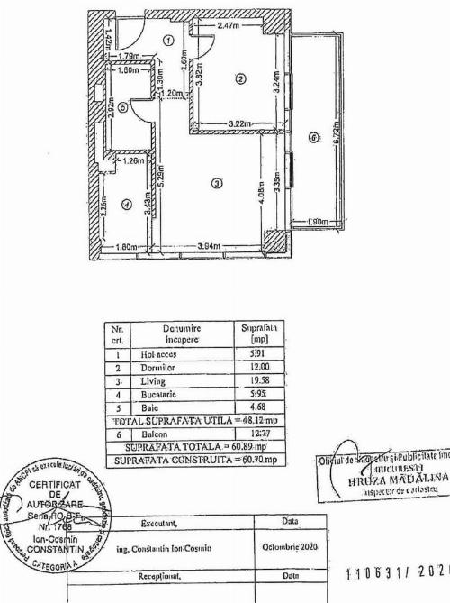 Apartament 2 camere de închiriat – One Mircea Eliade 12