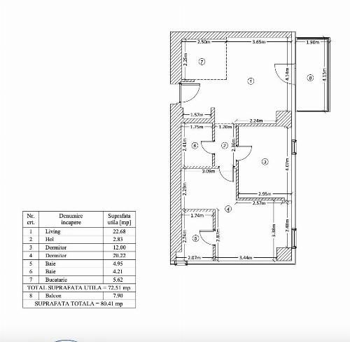 One Mircea Eliade / 3 camere / vedere lac 13