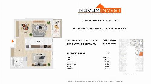 Apartament 2 camere , in apropiere de Metrou Gorjului Comision 0% 2