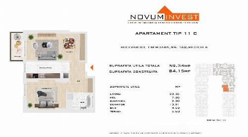 Apartament 2 camere , in apropiere de Metrou Gorjului Comision 0% 1