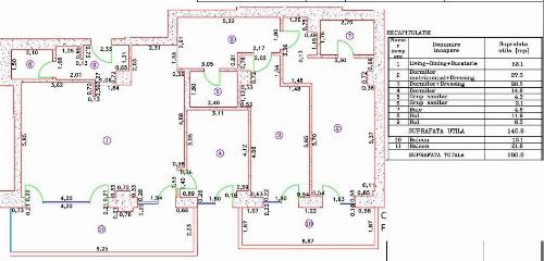 Penthouse de lux spre vanzare– Cortina 126 | 146 mp utili 15