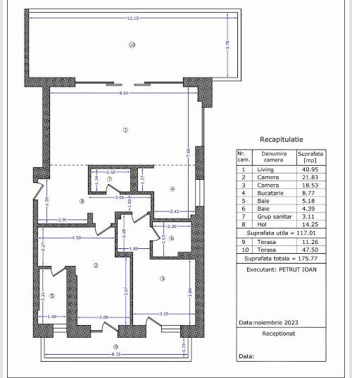 Proiect exclusivist de tip boutique! Terasa 60 mp / Parcare inclusă 7