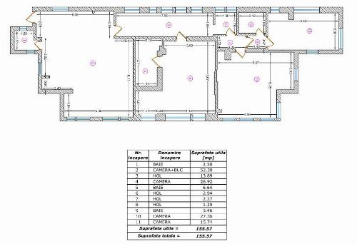 Mansarda premium in vila exclusivista| 2 camere + birou 16