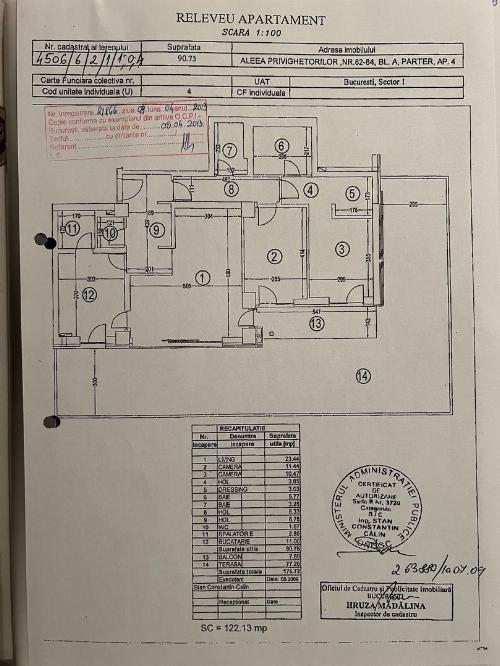 Apartament Exclusivist 3 Camere cu Curte & Terasă 77 mp | Natura Residence 16