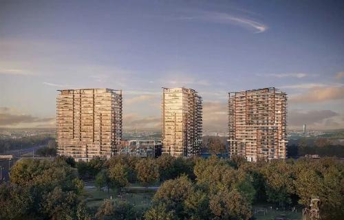 Apartament cu patru camere, vedere libera spre Lac / ONE High District 2