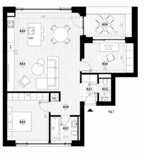Apartament Nou 3 Camere | Catted Family Pipera | Parcare & Boxă Incluse 7