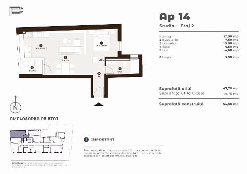 STUDIO | Timpuri Noi | 5 min Metrou | Proiect Boutique | Investiție Sigură 10