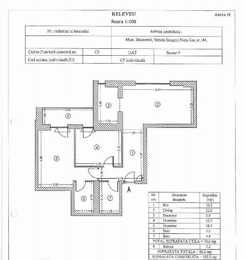 Apartament cu 3 camere de închiriat | One Cotroceni | Etaj 11 | Parcare inclusă 15